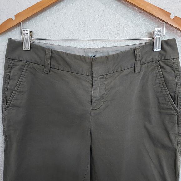 Caslon Khaki Green Capri Pants Size 4 - Picture 4 of 11